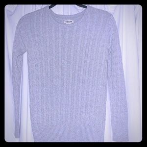Sparkly Silver Long Sleeved Sweater